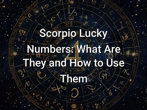 lucky no for scorpio today